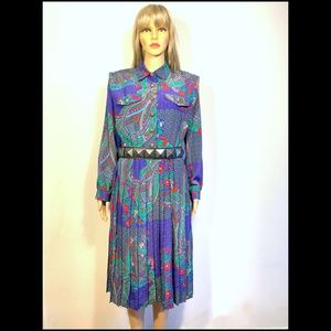 Vintage Leslie Fay secretary dress